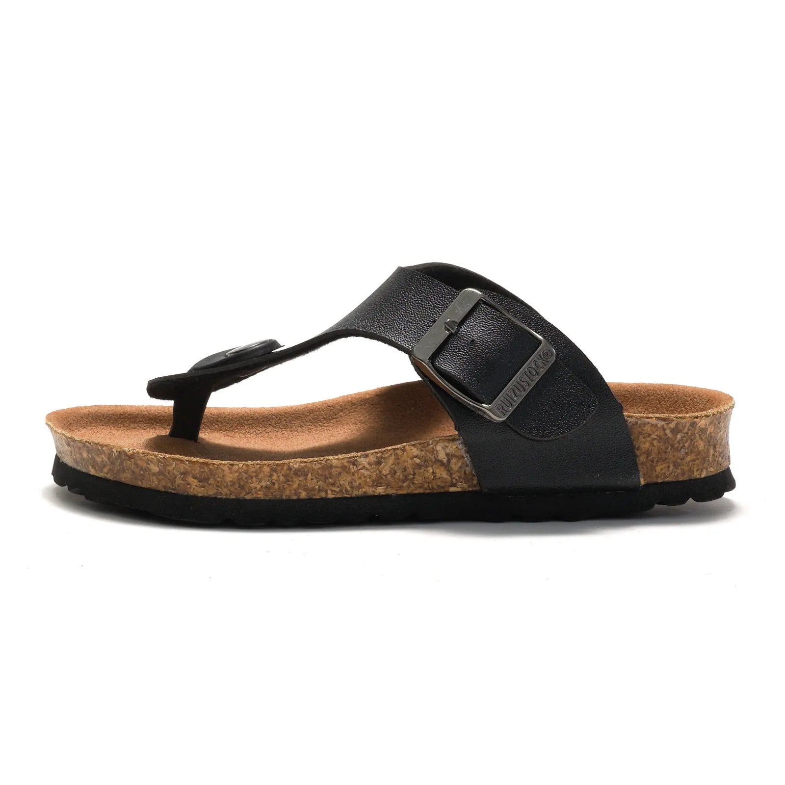Men's Fashion Simple Solid Colour Flip-flops Thick Bottom Wearable Men's Sandals Non-slip Soft Lightweight Men's Casual Shoes