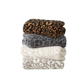 Top Sell zero Defect Soft 100% Polyester Microfiber Leopard Super Cozy Knitted Blanket BLA