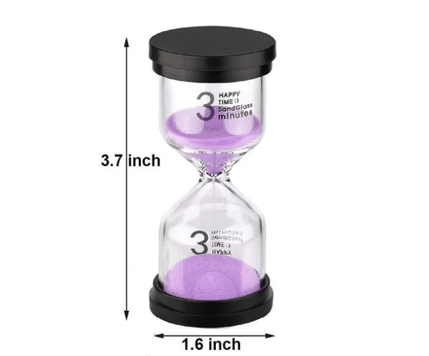 Colors Hourglass Plastic Sandglass Sand Clock Timer 1min/3mins/5mins/10mins/15mins/30mins Tooth Brushing Egg Cooking Tea Brewing