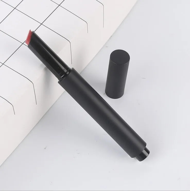 New Korea Style Empty Black Lip Balm Tube Press Type Lip Stick Tubes