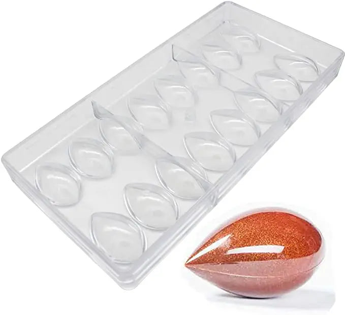 Plastic Handbag Olive Shaped Polycarbonate Chocolate Mold 3D Candy Mold Loaf Lemon Moldes De Policarbonato Para Chocolate