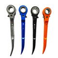 LINYI QUEEN 19/21mm Lightweight Aluminium Handle Scaffold Ratchet Wrench Anodized Surface