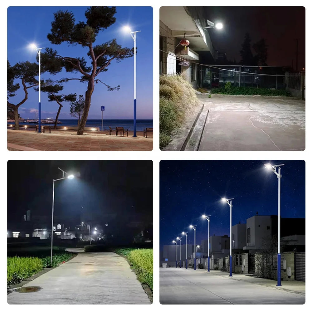 Intelligence Light Control Ip66 Outdoor Streets Solar Led Lights for Public Lighting