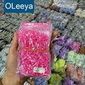 OLeeya Factory Wholesale 500 Colors Flat Back Crystals Bulk Stones Glass Flatback Non Hotfix Nail Rhinestones for Nails Art