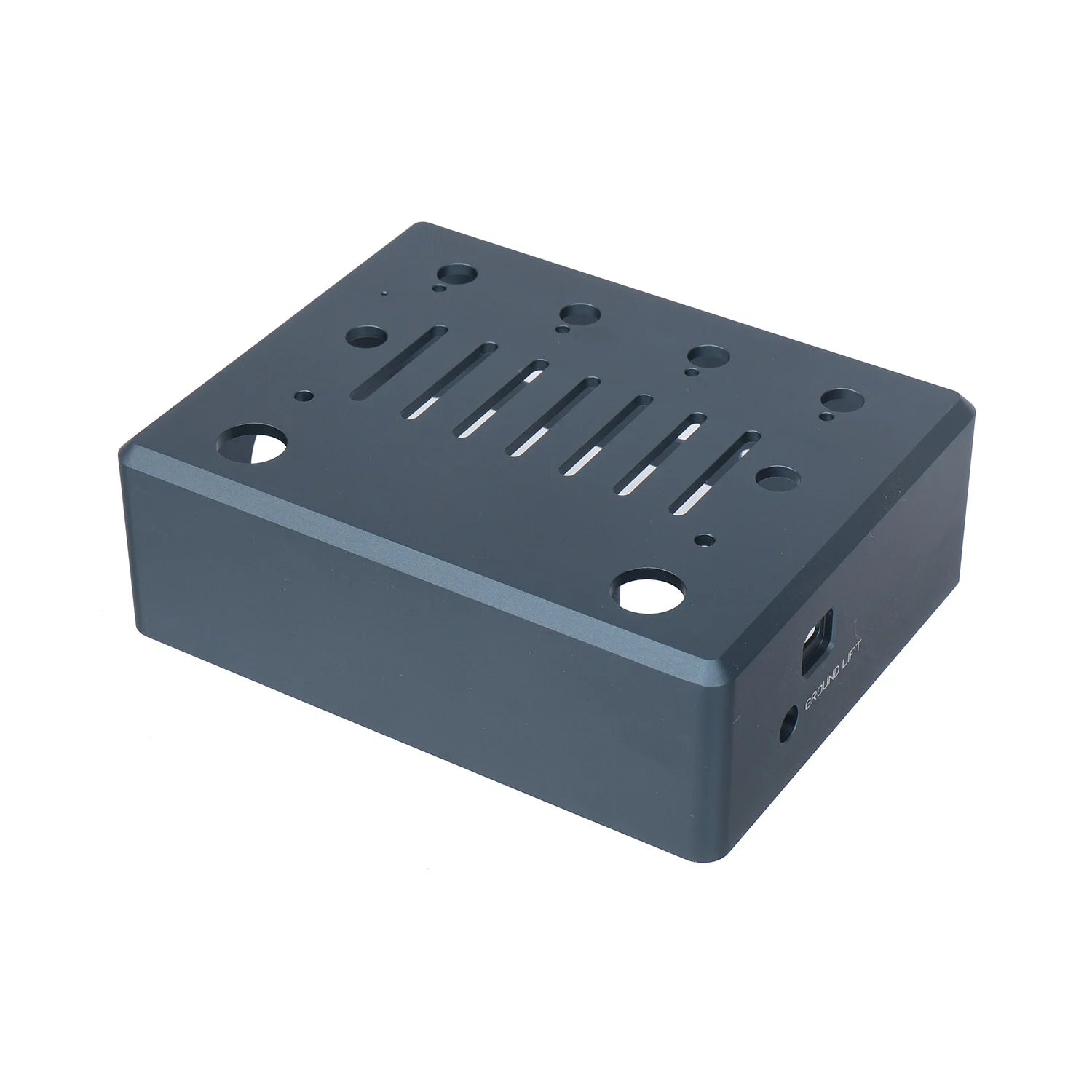 Custom OEM CNC Milled Audio Parts - Aluminum green Anodized Amplifier Components