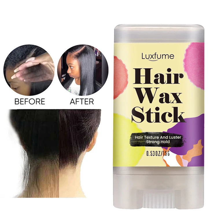 Luxfume Wholesale 15g Hair Gel Styling Products Edge Control Hair Wax Stick