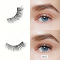 OEM ODM Clear Band 3D Silk Fiber Cruelty-Free Custom Logo False Eyelashes Cat Eye Effect Europe Lashes Fox Eyelashes