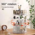 Make up Organizer 360 Degree Rotation Clear Brush Holder Lipstick Vanity Cosmetic Jewelry Box Makeup Organizers and Storage MegaBDM