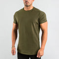 New Arrivals Men Solid Color Outdoor Shirt Custom logo Workout Basketball Men Short Sleeve