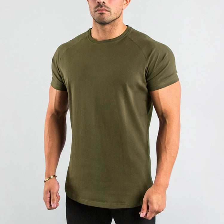 New Arrivals Men Solid Color Outdoor Shirt Custom logo Workout Basketball Men Short Sleeve