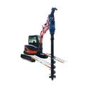 Hydraulic Earth Auger for Skid Steer Loader Tree Planting and Digging Machine with Motor and Gearbox Ground Hole Drill