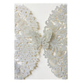 Laser Cut Butterfly Invitation Kit Lace Flora Wedding Card Invitations With Envelopes