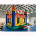 Commercial PVC Inflatable Kids Trampoline Castle House Small Jumping Bounce with Built-in Blower Includes Repair Kits