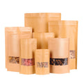 custom food packaging bags stand up pouch with window