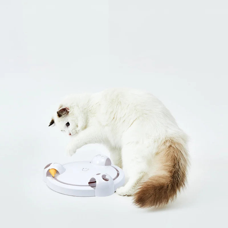 Exciting Pet Toy Electric Cat Toy with Rotating Mouse for Interactive Play