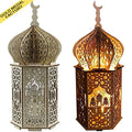Muslim Eid Mubarak Ramadan Diwali Wooden Home Decorations with LED Lights Traditional Design Remote Control
