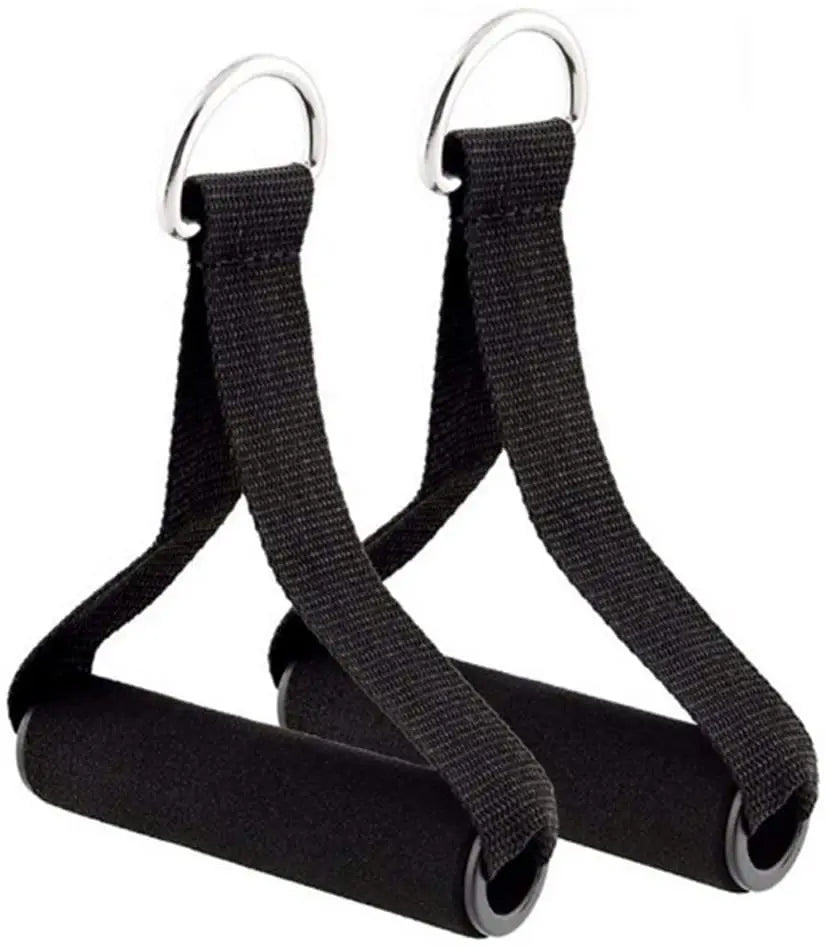Exercise Handles Spring Exerciser Hand Grips Cable Machine Attachments Resistance Bands Handles