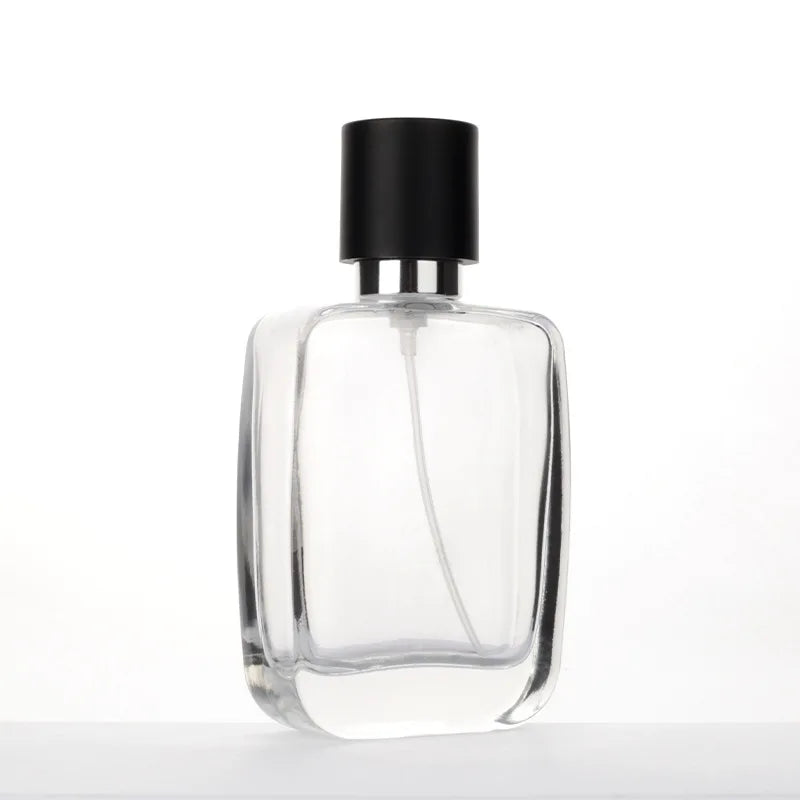 Wholesale Empty 50ml Luxury Perfume Mist Spray Glass Perfume Bottle with Cap Box Packing