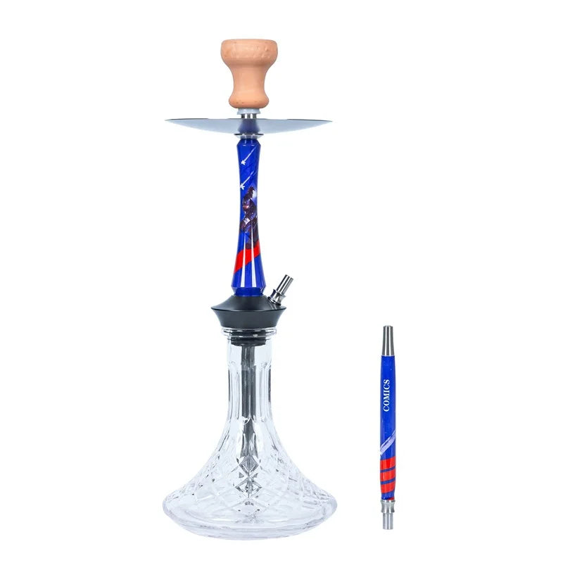 China Manufacture Smoking Hookah Shisha of Eco-friendly Luxury Large Size Hookah Shisha of New Arrival Glass Hookah