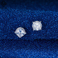 RINNTIN LZE01 2023 Fine Jewelry Silver Earrings 925 Sterling Women 8A Premium Cubic Zircon Stud Lab Grown Diamond Earring