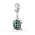 925 Sterling Silver Turtle Charm Bead Ocean Jewelry  Fit European Bracelet