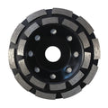 5" Double Row Diamond Abrasive Disc OEM High Efficiency Polishing 40#~600# Grit 3-Year Warranty Black Concrete Surfaces Floors