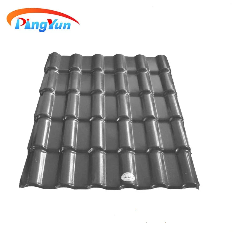 Cheaper Roffing Sheet Plastic Royal Spanish Type PVC Roof Tiles Polyurethane for Roof