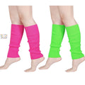 New Long Legging Socks Warm Slouch Colorful Cable Knit Ribbed Leg Warmer for Party Accessories Women Neon Leg Warmers for Girls