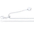18K Solid Gold Box Chain Necklace Women Chain Necklace Box Chains Gold