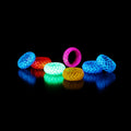 Fashion Colorful Luminous Silicone Ring Women Men Fluorescent Glowing Rings Jewelry Glow in the Dark Finger Ring Band