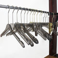 Acrylic Coat Hanger Factory Non-Slip Clear Crystal Hanger Acrylic Acrylic Hangers for Clothes Dresses Shirts Suit Jacket