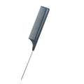 Self-Owned Brand Anti-Static Salon Hair Brush Custom Logo Heat-Resistant ABS Fiber Steel Needdle Tail Segmented Hair Comb