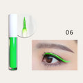 Eye Liner Liquid Eyeliner Waterproof Reusable Eyeliner and Eyelash Stickers Private Label Neon Color Waterproof 8 Colors White