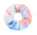 Tie Dye Velvet Scrunchies for Hair Soft Rainbow Ponytail Holder Cute Candy Colors Elastic Hair Bands for Teens and Women