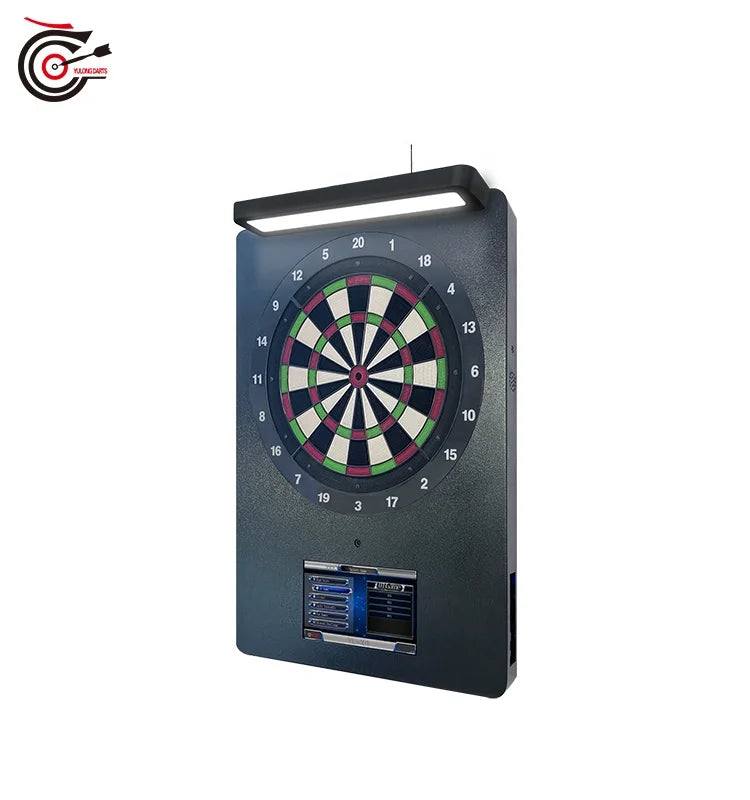 Yulong MINI-2 Android Networked Electronic Darts Game Machine with 15 Games and 15.5# Dart Board for KTV & Party MegaBDM