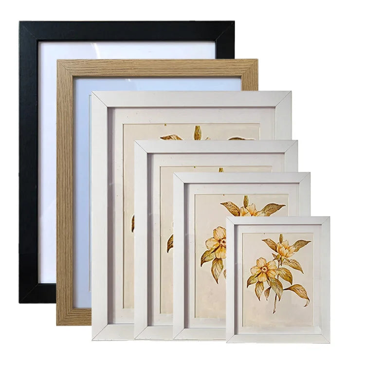 Wholesale MDF Ornate Wooden Photo Frames in Sizes A2 A3 A4 A5 4x6 8x10 12x14 with UV Printing for Home Decoration