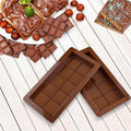 Reusable DIY  Dubai Chocolate Bar Mold Silicone Chocolate Bar Molds