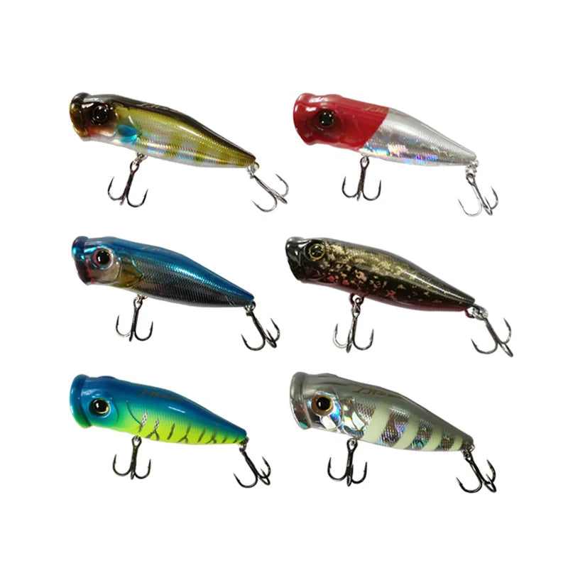 LUTAC Top Water Popper Length 50mm Weight 5g Classic High Quality Lure Fishing