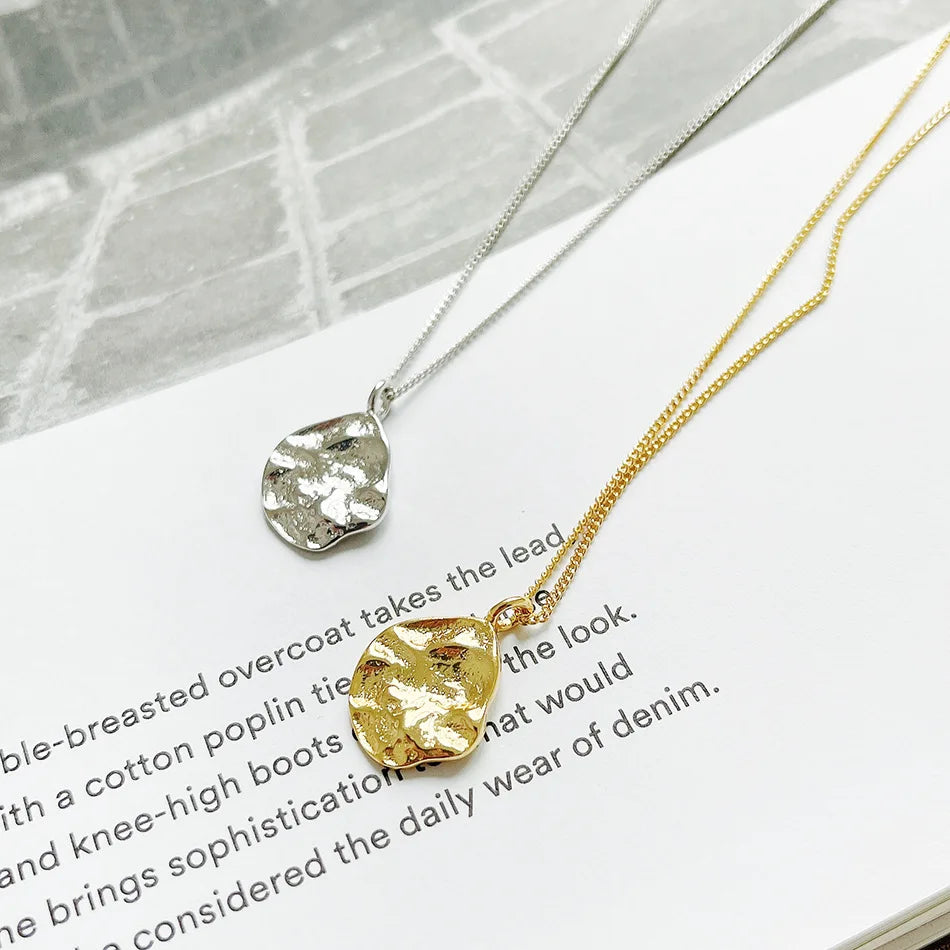 VIANRLA 925 Sterling Silver Women Accessories Necklace Pendant  Gold Necklace Mothers Day Gifts Necklace