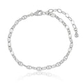 DEYIN Fashion 925 Sterling Silver Women Pig Nose Link Gold Coffee Bean Chain 18k Gold Plated Silver 925 Bracelet Chain