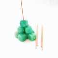 HY Fashion design Green Aventurine Incense Holder semi-precious stone wholesale for decoration