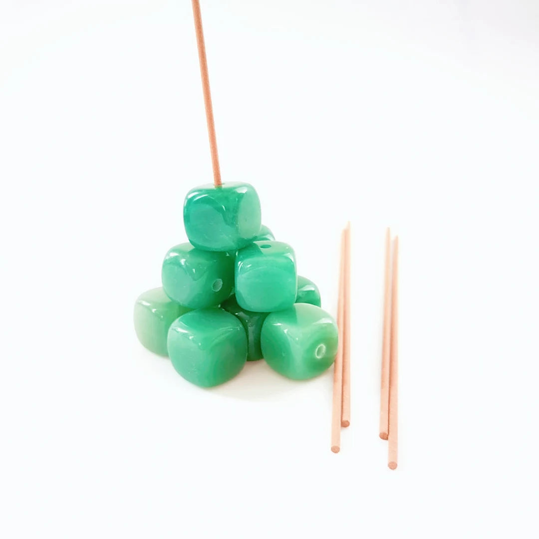 HY Fashion design Green Aventurine Incense Holder semi-precious stone wholesale for decoration