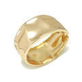 HANSIDON New Bright Irregular Shape Surface Trendy Bracelets Gold Plated Cuff Bangle Indian Jewelry Party Gifts Accessories