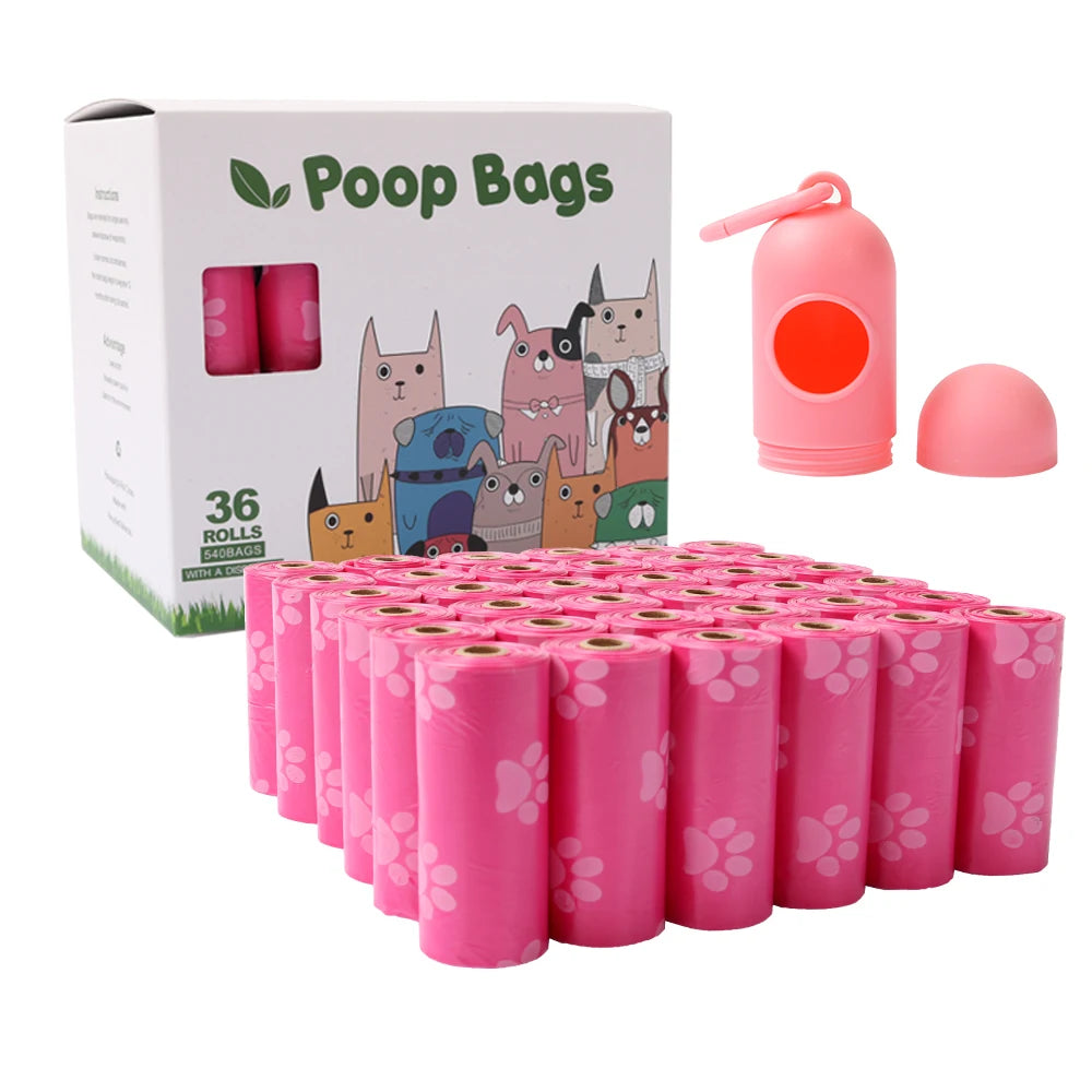 Hovicaed Eco-Friendly Bio Degradable Dog Cornstarch Eco Friendly Compostable Biodegradable Poop Bags for Pet Poop