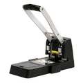 Deli 0150 Black Heavy Duty Punch Manual Labor-saving Punch Can Punch 150 Pages for Financial Office 4pcs Per Carton Set