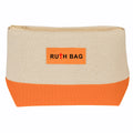 Ruthbag ALLURE Eco-Friendly Fashion Cosmetic Storage Bag Cotton Canvas JUTE Zipper Pouch ZHEJIANG Leather PU Case Stone Pattern
