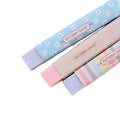 Aihao Promotional Squared Long Floral Crown-Shaped Pencil Eraser TPR Material