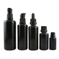Excellent Quality 10ML 15ML 20ML 30ML 50ML 100ML Black Dark Violet Glass Essential Oil Treatment Pump Spray Dropper Bottles