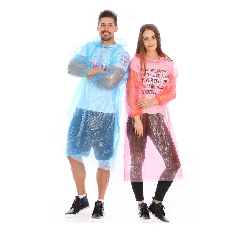Cheap Wholesale Outdoor Disposable Emergency One Time Use Rain Poncho for Travel