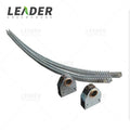 Tunnel Single Span Agricultural Greenhouse Easy Install Window Ventilation System Galvanized Rack and Pinion Gears
